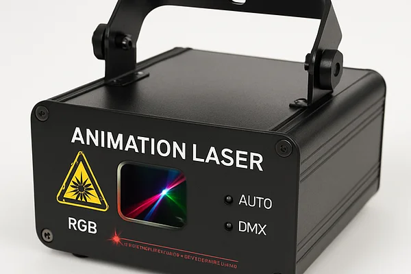 Laser d'animation multicolore