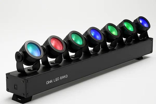 Barre LED DMX 8 spots