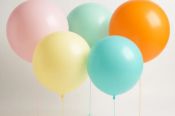 Lot 5 ballons géants 90cm