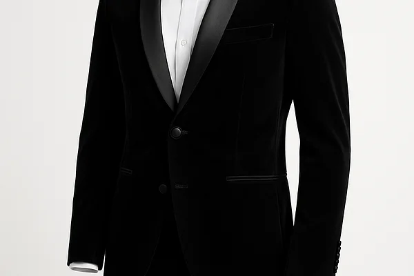 Smoking velours noir taille L