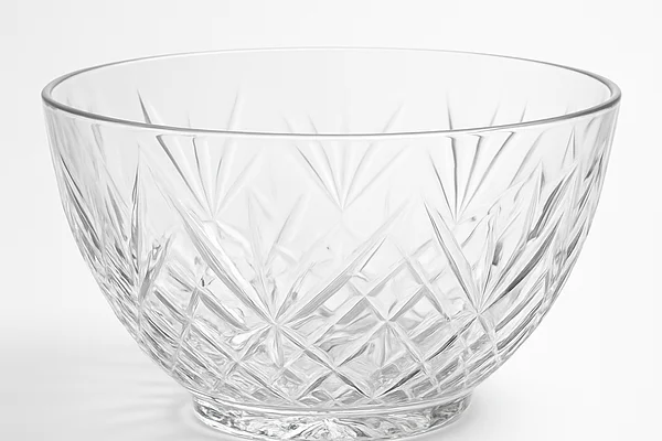 Saladier cristal grand format minimaliste