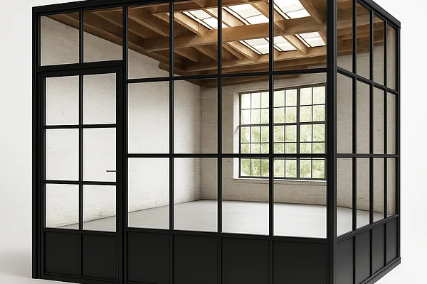 Verrière atelier 60m² intérieur