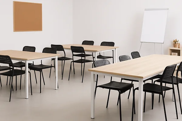 Salle d'atelier créatif