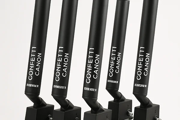 Lot 6 canons à confettis premium