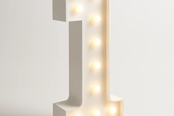 Panneau chiffres géants lumineux