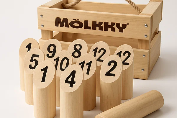 Mölkky bois traditionnel géant