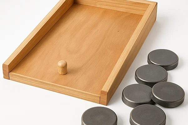 Jeu de palets bretons géant