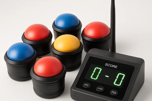 Buzzers quizz interactif (lot 6) géant