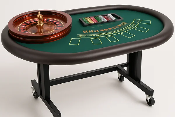 Table de casino mobile géant