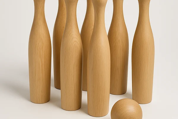 Quilles géantes bois bois
