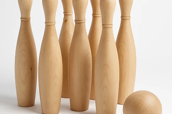 Quilles géantes bois géant